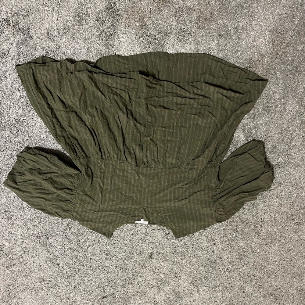 Rethink green blouse
